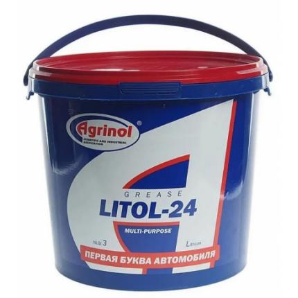 Смазка Литол-24 ГОСТ (ведро 9кг) Агринол