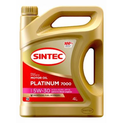 SINTEC PLATINUM 7000 SAE 5W-30 API SL ACEA A5/B5 4л.