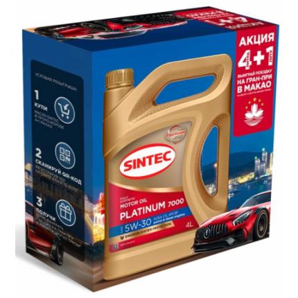 SINTEC PLATINUM SAE 5W-30 API SP ACEA C3 4+1л. (Акция)