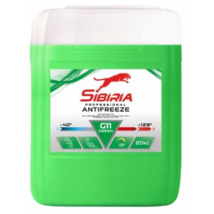 Антифриз SIBIRIA -40 зеленый G11 20кг