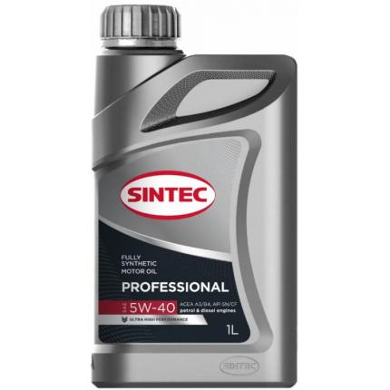 SINTEC PROFESSIONAL SAE 5W-40 API SN ACEA A3/B4 1л.