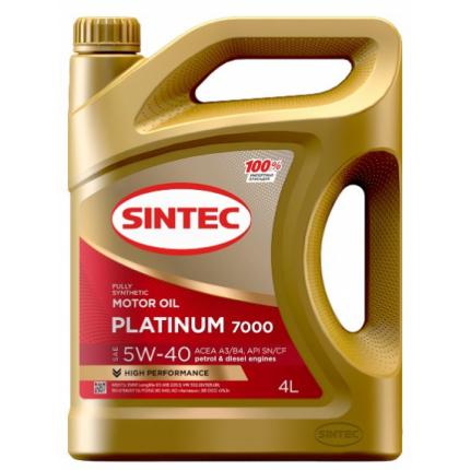 SINTEC PLATINUM 7000 SAE 5W-40 4л.