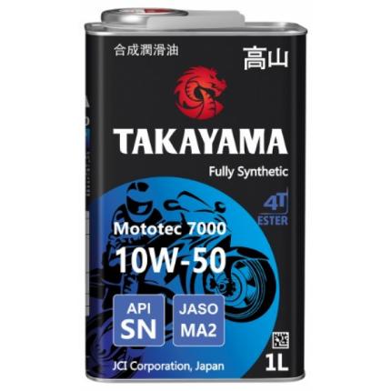 TAKAYAMA Mototec 7000 4T 10W-50 SN MA-2 1л