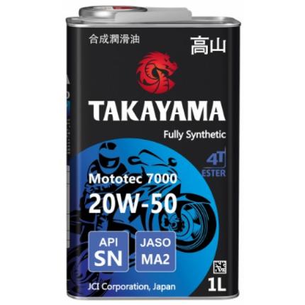TAKAYAMA Mototec 7000 4T 20W-50 SN MA-2 1л