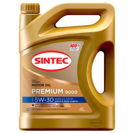 SINTEC PREMIUM 9000 SAE 5W-30 API SN ACEA C3 4л.