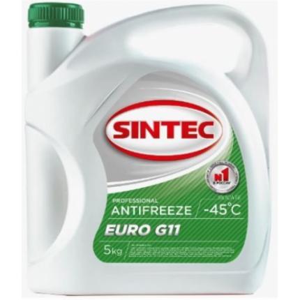 Sintec Antifreeze Euro G11 green -40  5кг