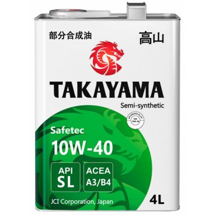 TAKAYAMA Safetec SAE 10W-40 ACEA A3/B4 API SL 4л.