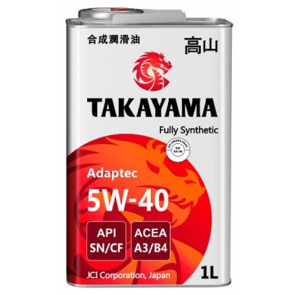 TAKAYAMA Adaptec 5W-40 SN/CF A3/B4 1л.