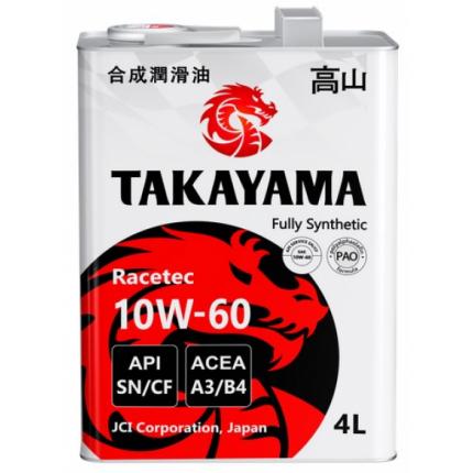 TAKAYAMA RACETEC 10W-60 API SN/CF ACEA A3/B4 4л.