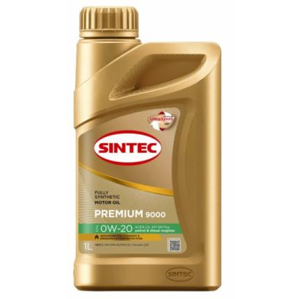 Sintec Premium 9000 SAE 0W-20 ACEA C5 API SN PLUS 1л.