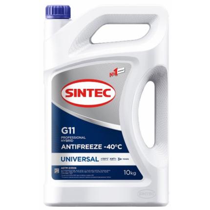 АНТИФРИЗ SINTEC ANTIFREEZE UNIVERSAL G11 (-40) 10л.