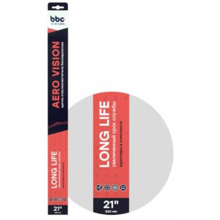 4915 bi bi care Щетка стеклоочистителя бескаркасная (адаптеры в комплекте), 530 мм