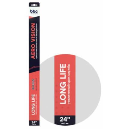 4917 bi bi care Щетка стеклоочистителя бескаркасная (адаптеры в комплекте), 600 мм