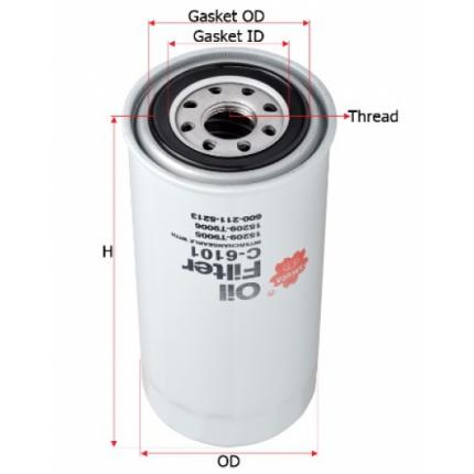 Sakura фильтр масл. С6101