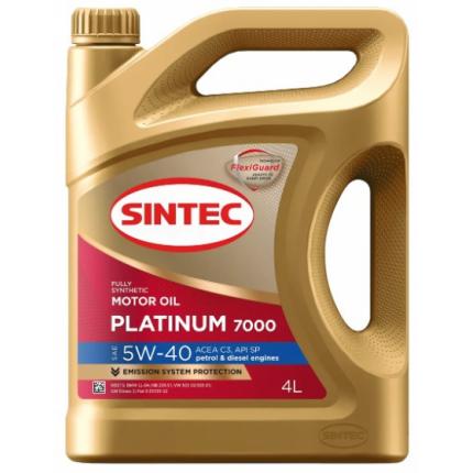 SINTEC PLATINUM 7000 SAE 5W-40 ACEA C3 API SP 4л.