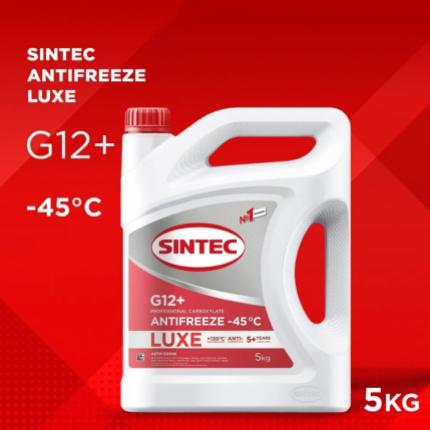Sintec Antifreeze Luxe G12+ red -40 Акция 5кг по цене 4кг