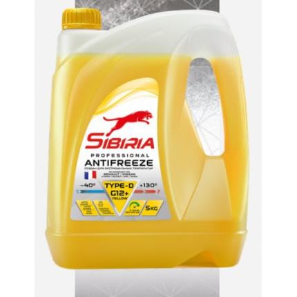 Sibiria Antifreeze G12+ yellow -40 5кг