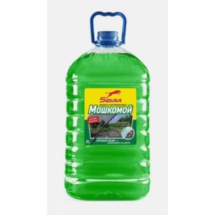 Sibiria Жидкость стеклоомывающая Мошкомой летняя 5л (ПЭТ)