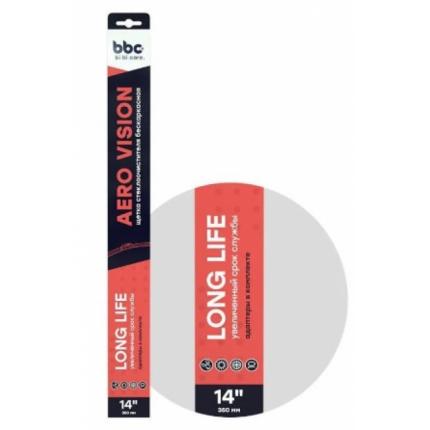 4910 bi bi care Щетка стеклоочистителя бескаркасная (адаптеры в комплекте), 350 мм