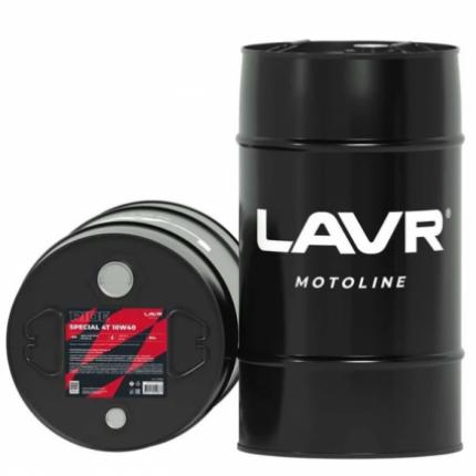 Моторное масло MOTO RIDE SPECIAL 4T 10W40 SN, 60 л LAVR Ln7848
