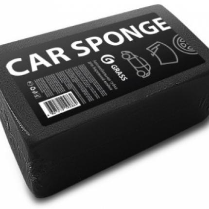 GRASS Губка автомобильная прямоугольная черная 190х110х55 мм