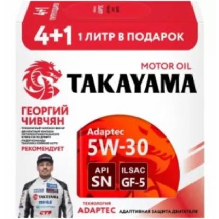 Takayama Adaptec 5W-30 GF-6A SP 4л (металл) Акция 4+1