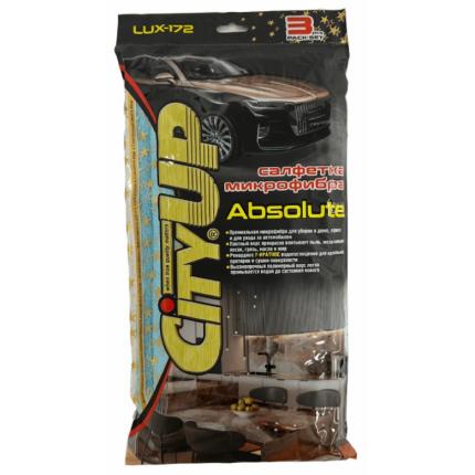 City Up LUX-172 Набор салфеток ABSOLUTE, 30x30, 3шт/уп