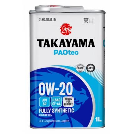 TAKAYAMA PAOtec SAE 0W-20 ILSAC GF-6A API SP 1л.