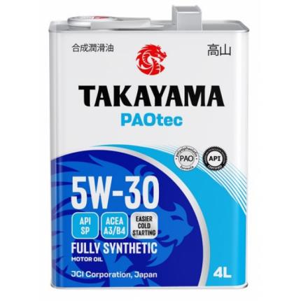 TAKAYAMA PAOtec SAE 5W-30 ACEA A3/B4 API SP 4л.