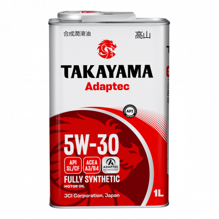 TAKAYAMA Adaptec SAE 5W-30 ACEA A3/B4 API SL/CF 1л.