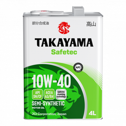TAKAYAMA Safetec 10W-40 A3/B4 SN/CF 4л.