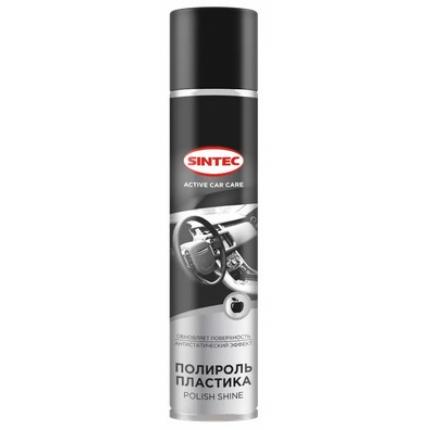Sintec Полироль пластика салона Polish Shine яблоко 400мл (аэрозоль) (ПТ)