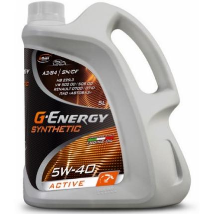 G-Energy SYNTHETIC ACTIVE 5W-40 5л.