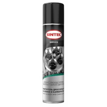Sintec Очиститель дроссельной заслонки и карбюратора Throttle Body And Carb Cleaner 400мл (аэрозоль)