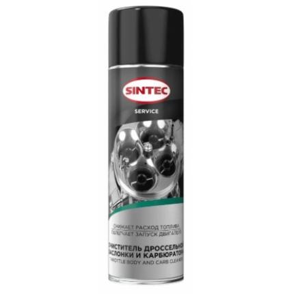 Sintec Очиститель дроссельной заслонки и карбюратора Throttle Body And Carb Cleaner 650мл (аэрозоль)