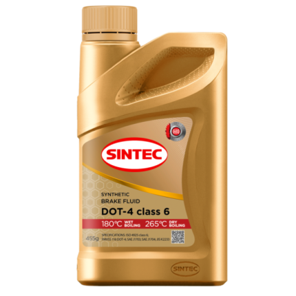 Sintec Жидкость тормозная DOT-4 CLASS 6 455г