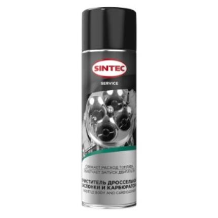 Sintec Очиститель дроссельной заслонки и карбюратора Throttle Body And Carb Cleaner 1л (аэрозоль)