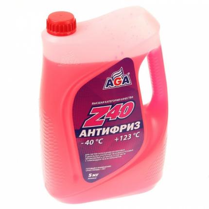 Антифриз AGA- Z40 5л. КРАСНЫЙ (1*3)