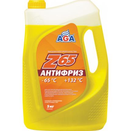Антифриз AGA- Z65 5л. (г желтый -65 С) (2)